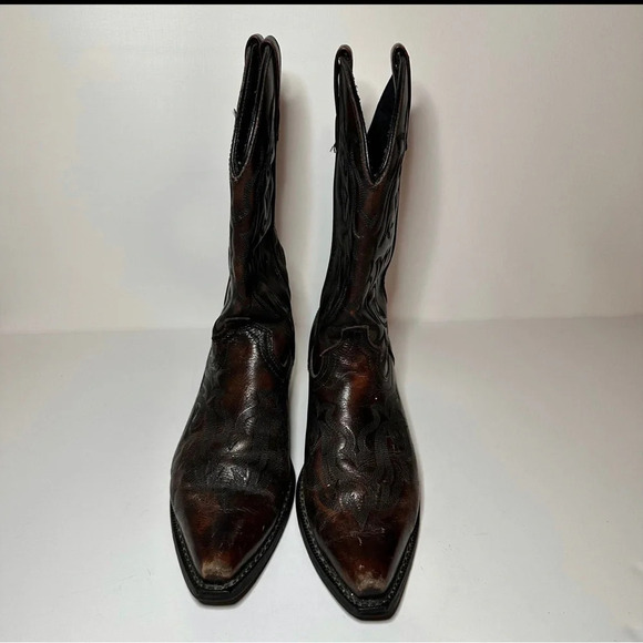 LAREDO Western ~ Cowboy Boots Men’s Size 8.5 D Leather Brown Style 6862 - Picture 9 of 11